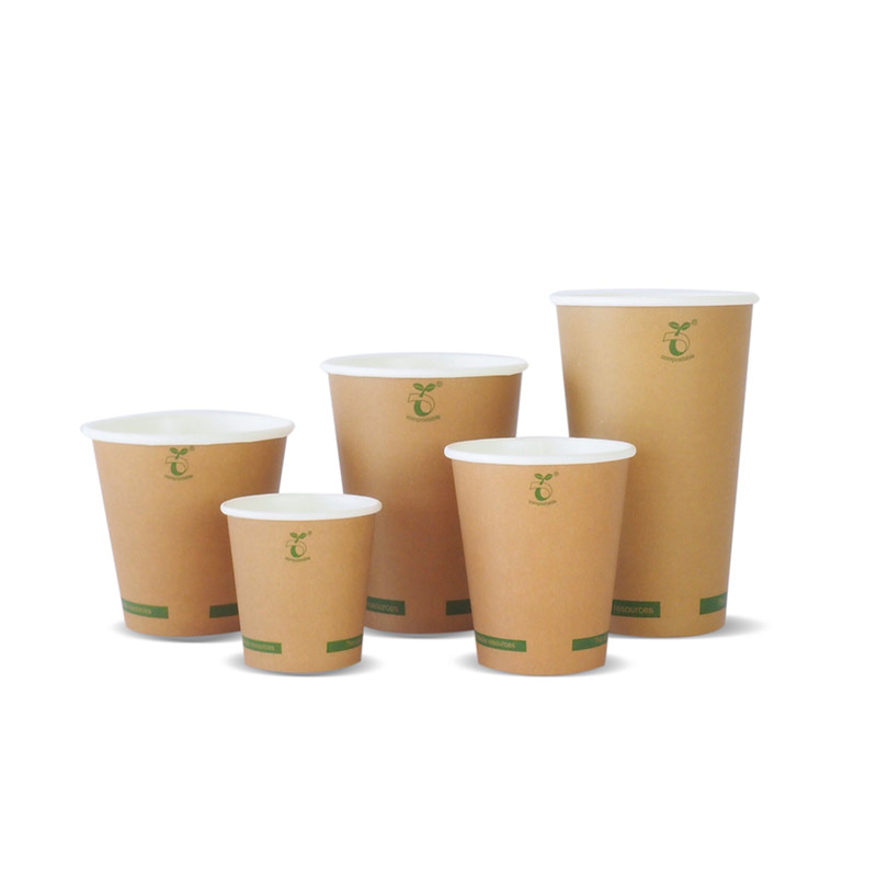 Compostable Kraft cups 6oz Cups 2 Go
